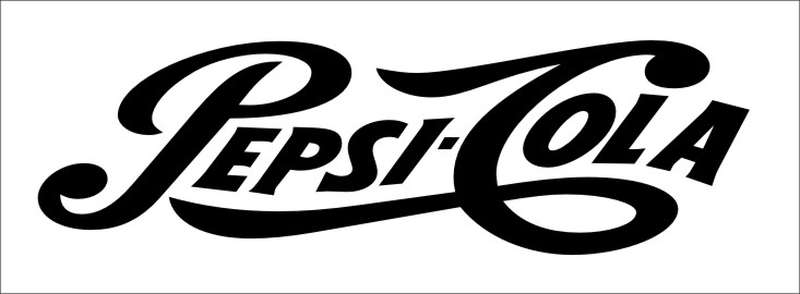 Pepsi Cola retro vinyl decal 360 x 110 mm choose your color - Crazy Fish